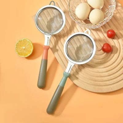 Дуршлаг из нержавеющей стали, ложка-фильтр, ложка для соевого молока, сито для детского прикорма, фильтр для сока, кухонный фильтр, сито для муки YLE259