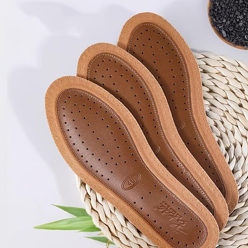 Унисекс ПУ стельки, которые удобные, впитывающие пот и толстые с плотной амортизацией. Они устойчивы к запахам и дышащие с активированным углем