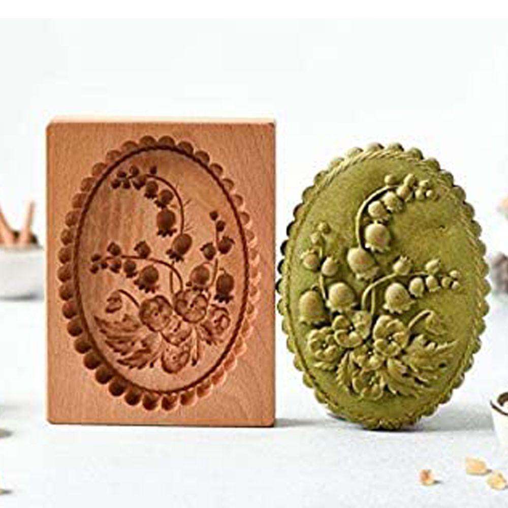 Деревянная форма для печенья с помадкой и сердцем, форма для печенья, резная форма для песочного печенья, резная форма