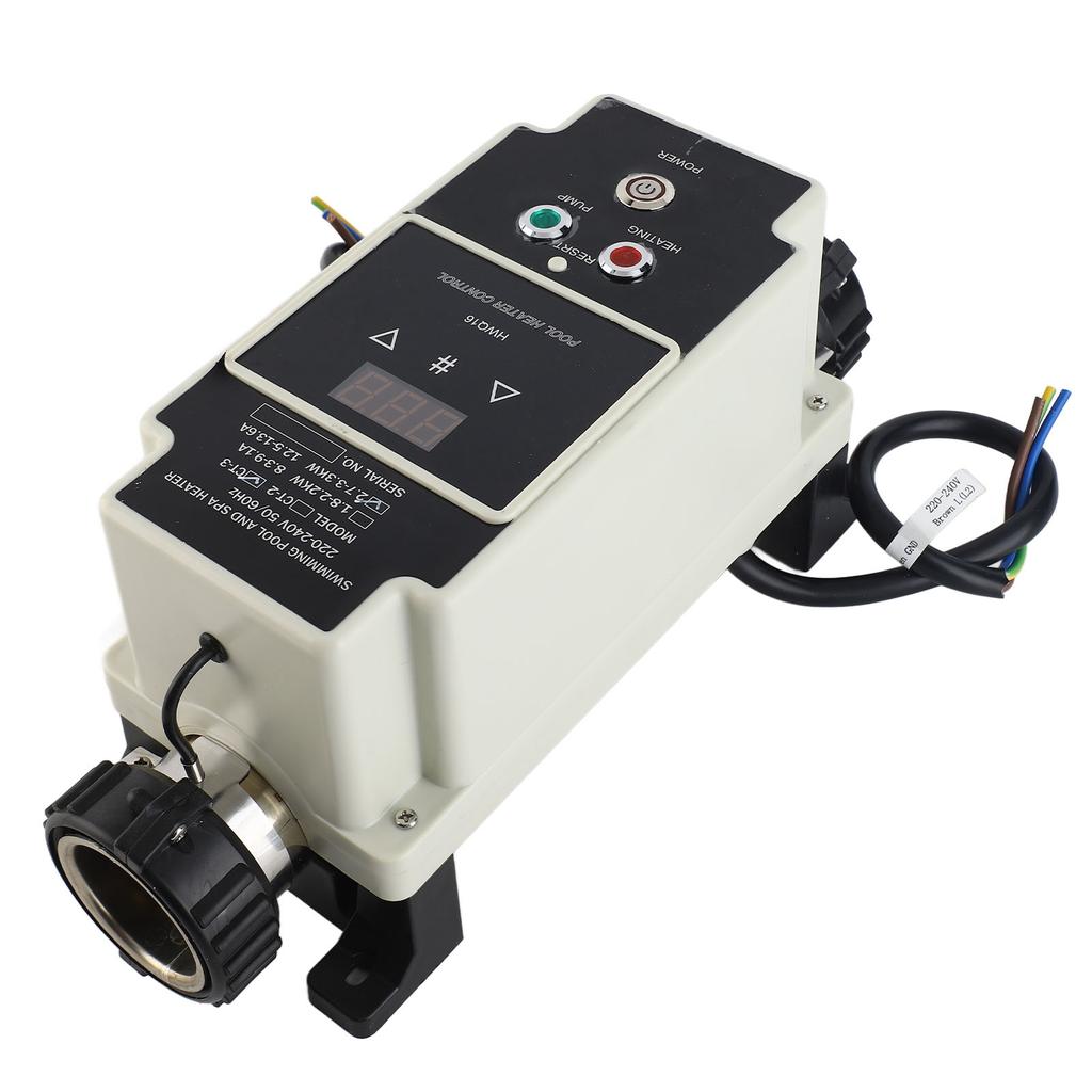 2.7 To 3.3KW Pool Heater Electric Swimming Pool Water Heater Hot Tub Thermostat with Digital