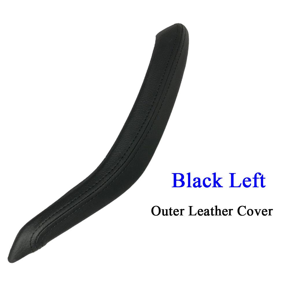 F15 F16 черная внутренняя кожаная ручка пассажирской двери, внешняя крышка, замена накладки для BMW X5 X6 2014 2015 2016 2017