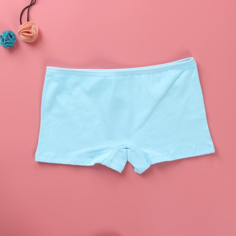 Teenage Girl Boxers Cotton Young Girls Pantie Breathable Cotton Underpants Girl Comfortable Shorts