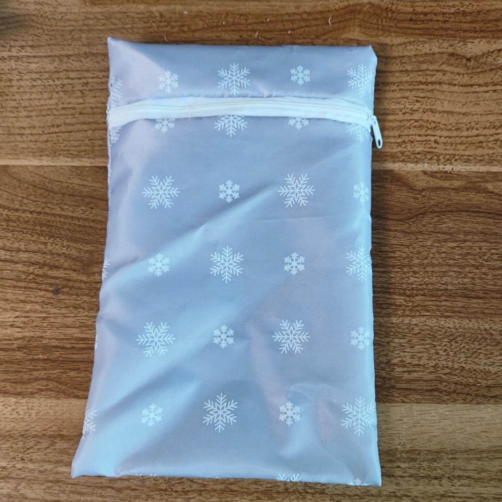 Оксфордская водонепроницаемая и пыленепроницаемая сумка для хранения рождественской елки Рождественский декор Венок для хранения Сумка для организации дома Серая снежинка