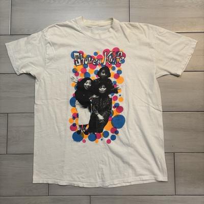 Белая винтажная футболка унисекс группы Shonen Knife, все размеры от S до 45XL, 1F1882
