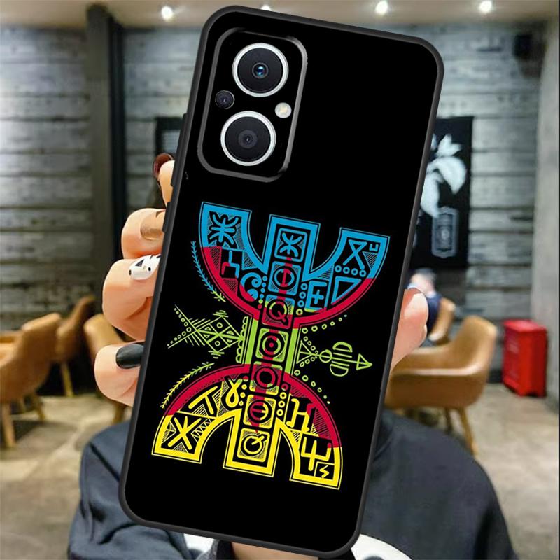 Amazigh Berber Flag Case For OPPO Reno 11 11F 13 12 F 8T 7 8 10 Pro OPPO Find X8 X6 Pro X3 X5 Lite Cover Coque