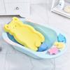 Foam Security Sponge Newborn Shower Cradle Shower Support Mat Baby Bath Cushion Bathtub Set Pad