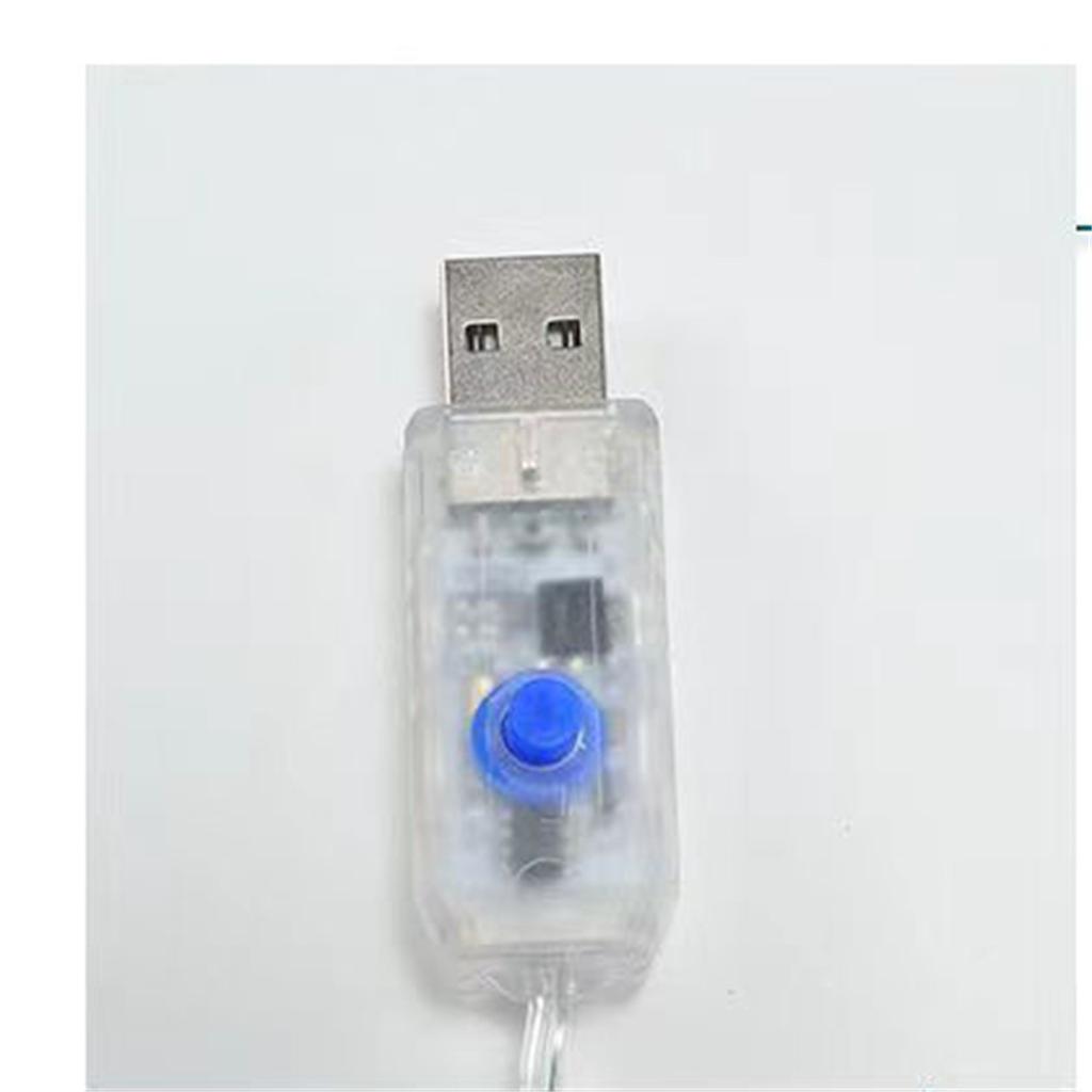 Светодиодный занавес-шар желаний, снеговик, снежинка, рождественская елка, круг, звезда, луна, медная проволока, гирлянда, USB-версия