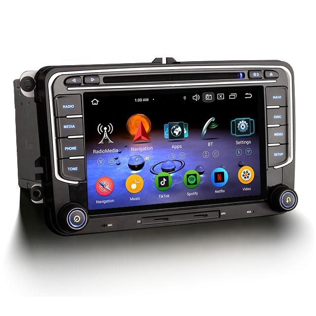 EU Stock Erisin ES6735VN Android 14 GPS Car DVD Player for VW Passat Seat Skoda Wireless CarPlay DSP 4G LTE BT5.0 Car Stereo