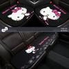 Чехол на автомобильное сиденье Kitty Cat, чехол на сиденье Kawaii, авто подушка, дышащий чехол на автомобильное сиденье, авто Декор, защита для девочек, автомобиль