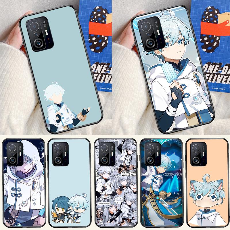 Чехол Chongyun Genshin Impact для Xiaomi 14 13 Ultra 11T 12T 13T 14T Pro POCO X7 Pro X3 X5 F3 F5 F6 M6 X6 Pro