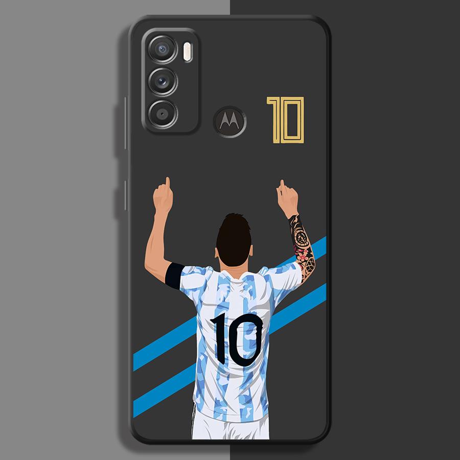 Чехол для телефона FootBall Номер 7 10 для Motorola Moto G30 G51 G60S G71 G22 G32 G52 G72 Edge 20 Lite 30 Neo 30 Fusion