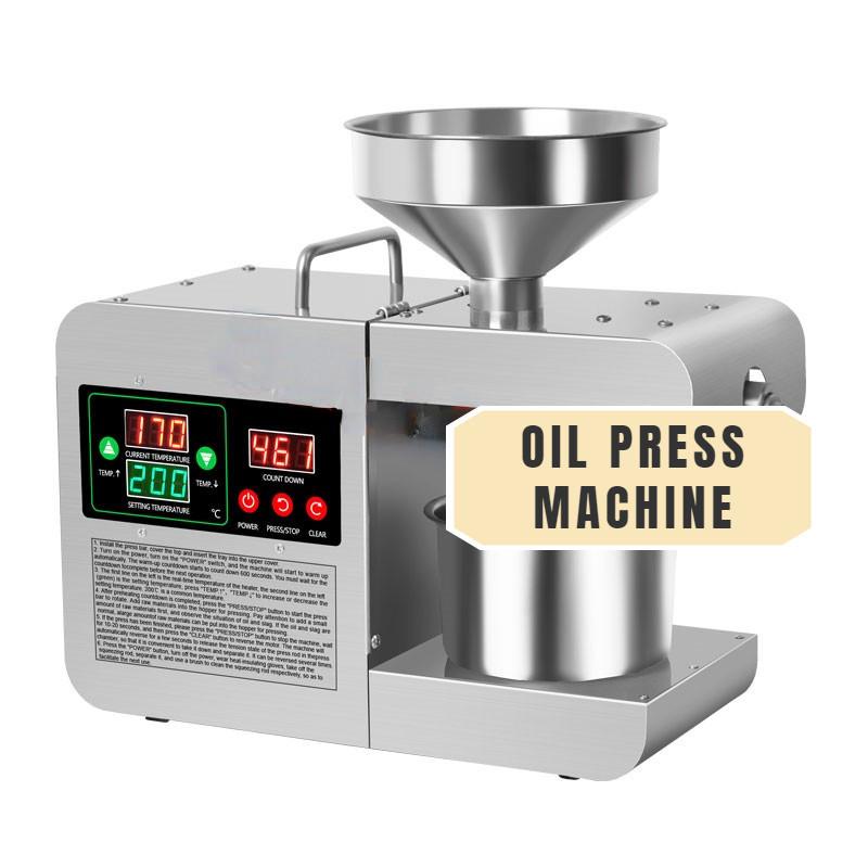 Интеллектуальный пресс для масла из нержавеющей стали, автоматический пресс для горячего и холодного масла, пресс для арахисового и кунжутного масла 38*15*32 см
