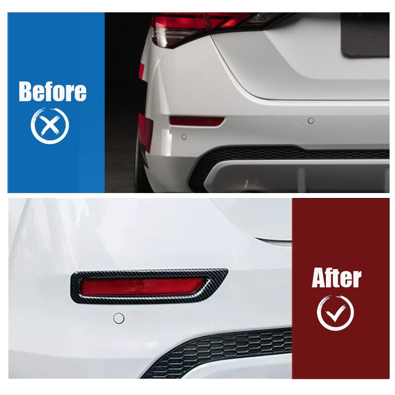 Декоративная накладка на задний противотуманный фонарь под карбон Для Nissan Sentra 2020-23