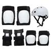 Kids Adult Skateboard Roller Skating Safety Gear Set 7-Piece Helmet Elbow Knee Wrist Protection Inline Scooter