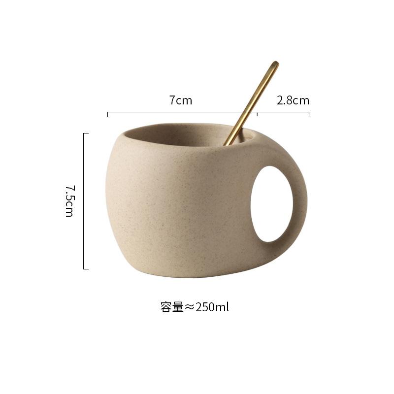 Винтажная керамическая кофейная чашка с блюдцем 220 мл, кружка для завтрака, молока, овсяного напитка, изысканная кофейная чашка для послеобеденного чая на день рождения