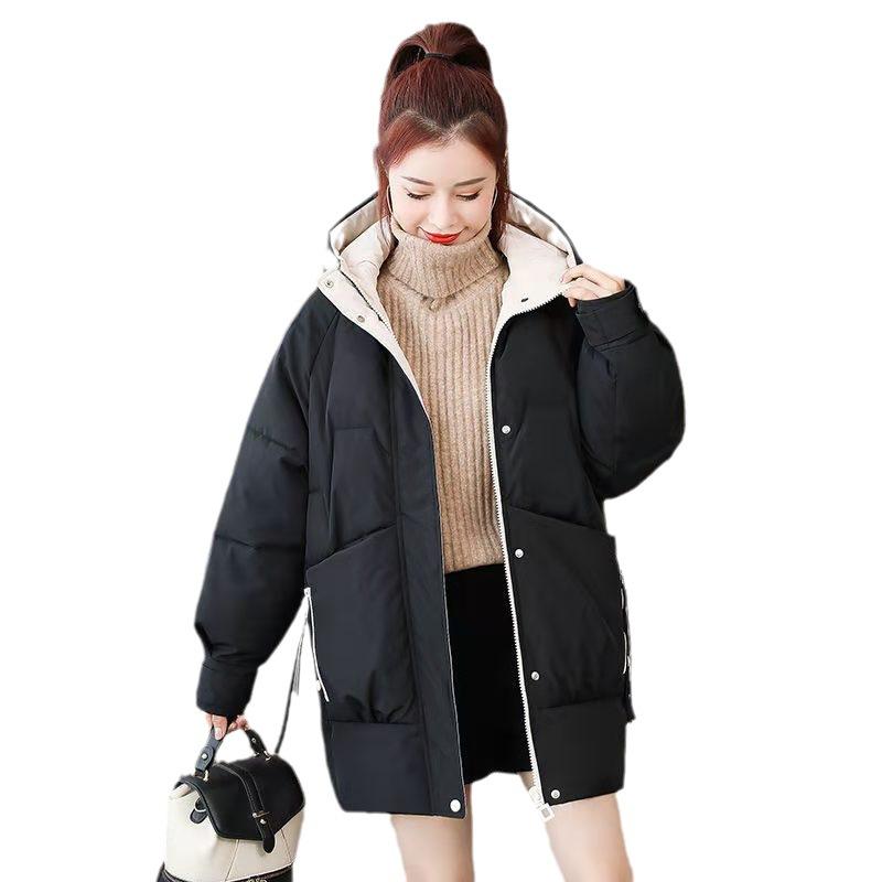 Стеганая куртка Женская свободная повседневная стеганая куртка