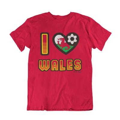 Я ЛЮБЛЮ УЭЛЬС Футболка, Взрослые, Дети Или Малыш, Чемпионат мира Cymru Валлийский
