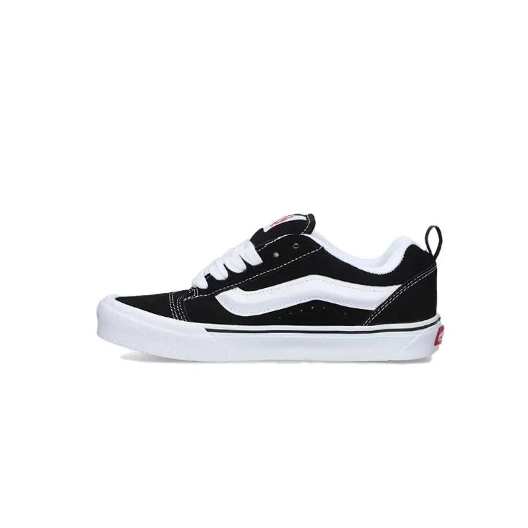 Vans Knu Skool Destiny Тканевая обертка, износостойкие и нескользящие низкие кеды для скейтбординга, унисекс, черный/белый, VN0009QC6BT1(Команда368-)
