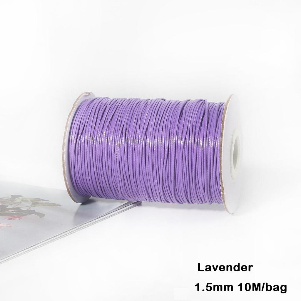 Разноцветные вощеные хлопковые шнуры для макраме, ювелирные бусины, изготовление ювелирных изделий своими руками