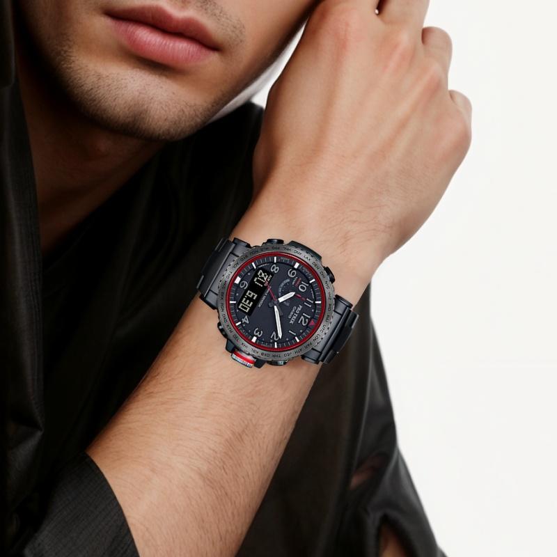 Casio Мужские часы PRO TREK Черные PRW-50YT-1PR PRW-50YT-1PR