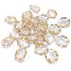 Rose Fan Loose Beads 10/20pcs Fashion Handmade Materials Leaf Loose Beads DIY Jewelry Accessories AB Color Gilded Edge  Jewelry