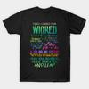 Men Black Print T-shirt Super Large TShirt Things I Learned From Wicked No-Cut Transfer Paper Print Cotton Tshirt