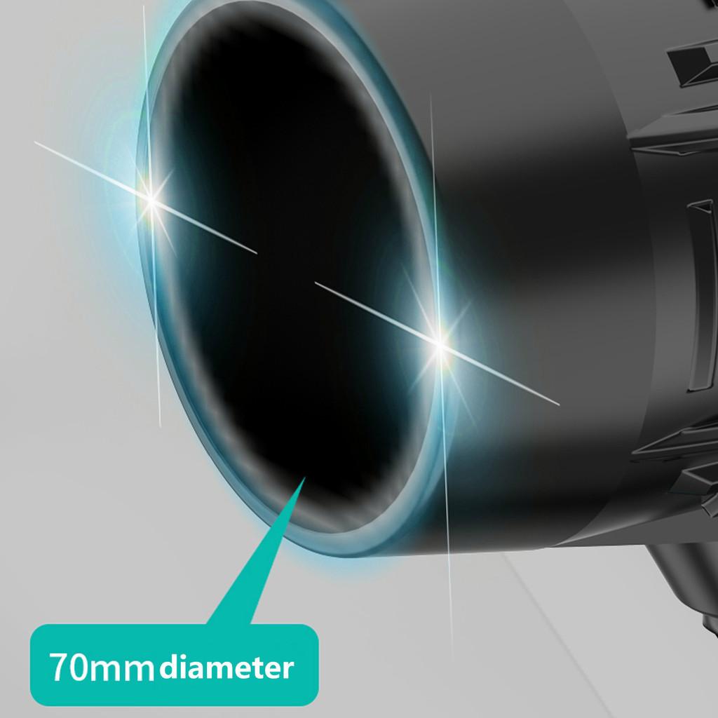 Беспроводной мощный турбовентилятор, портативный фен, бытовой мини-ручной воздуходув, черный
