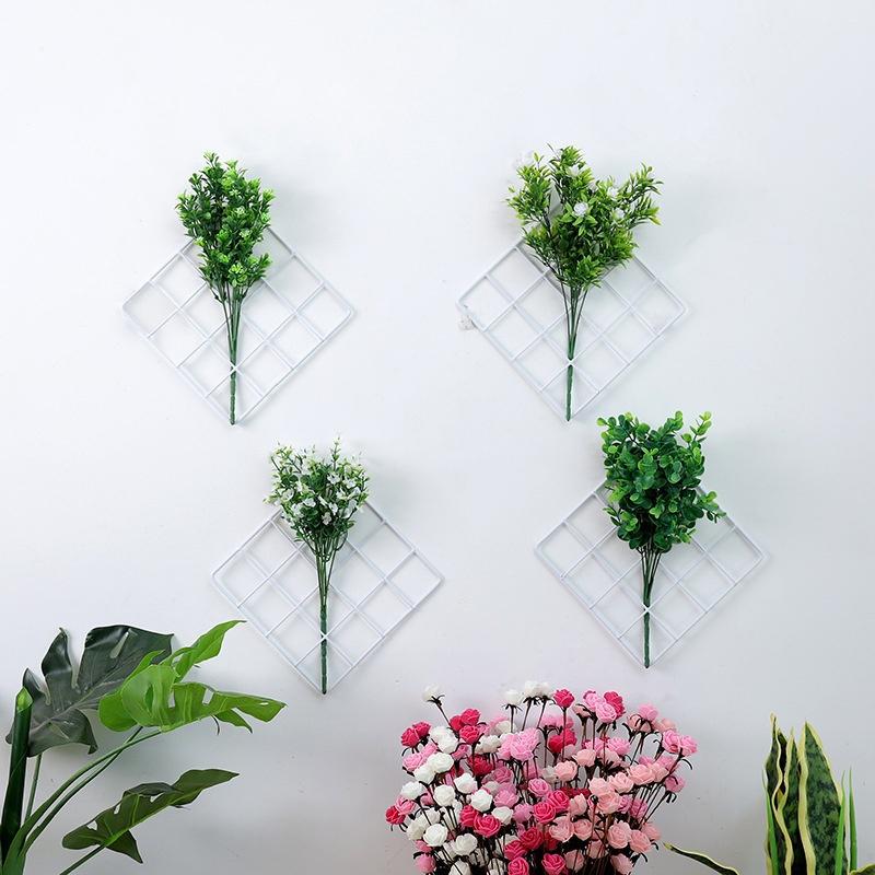 Creative Home Decoration Square Iron Clip Room Living Room Wall Decoration Fashion Accessories