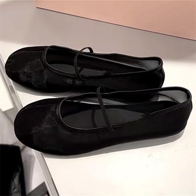 2024 дизайнерские летние женские сетчатые балетки, дышащие повседневные туфли Мэри Джейн на плоской подошве, женские эспадрильи, уличные лоферы