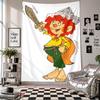 Wall TapestryPumuckl Art Hanging Cloth Decorative Background Cover for Room Decoration