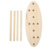 Bow Maker Lightweight Multi Size Adjustable Wooden Bow Making Kit with Wooden Board Sticks for