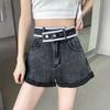 Denim Shorts for Women In Summer Thin A-line Fashion Straight Loose Wide-leg Pants