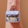 with Handle Women's Cosmetic Bag Portable Toiletry Organizer Wash Handbag  for Toiletries
