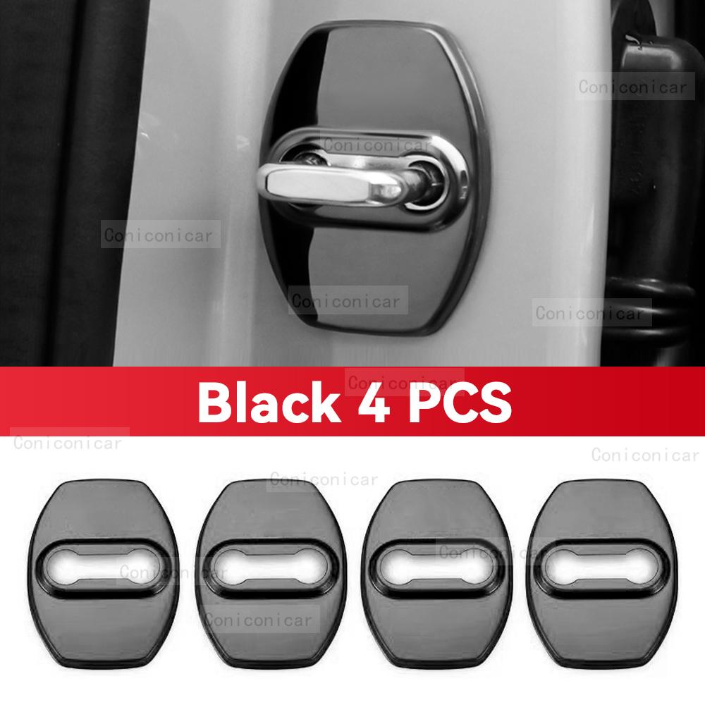 For BYD Leopard 5 2024 2025 Car Door Lock Protection Cover Anti rust Stainless Steel Auto Interior Decoration Accessories
