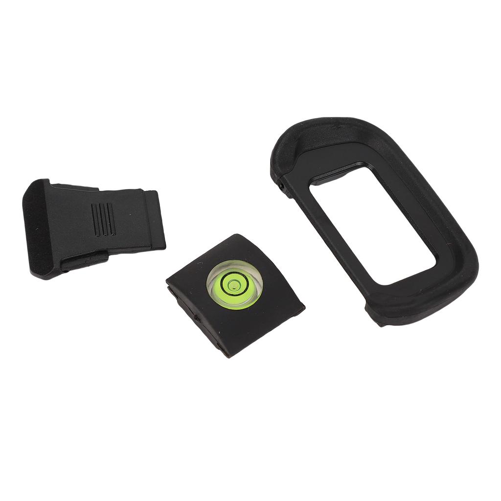 Camera Eyecup Level and Hot Shoe Cover Set Fit for R10 3 In 1 Camera Viewfinder Eyecup Bubble Level Hot Shoe Cap