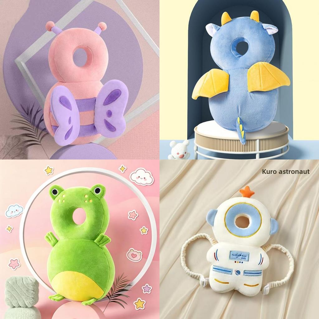 Baby Walking Head Protection With Breathable Plush Fabric For Newborns And Toddlers