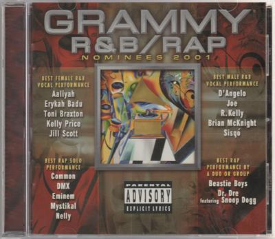 CD РАЗНЫЕ ИСПОЛНИТЕЛИ - Номинанты Грэмми R&B/Рэп 2001 CDP724353164720 Запись Грэмми 2001 США Рэп и Хип-хоп/R&B Б/У