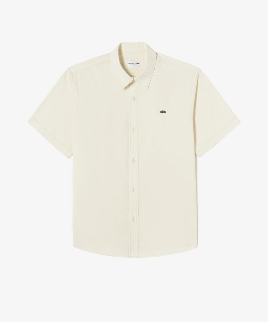 LACOSTE Men'S Chambray Short Sleeve Shirt Ch359E-56G 056
