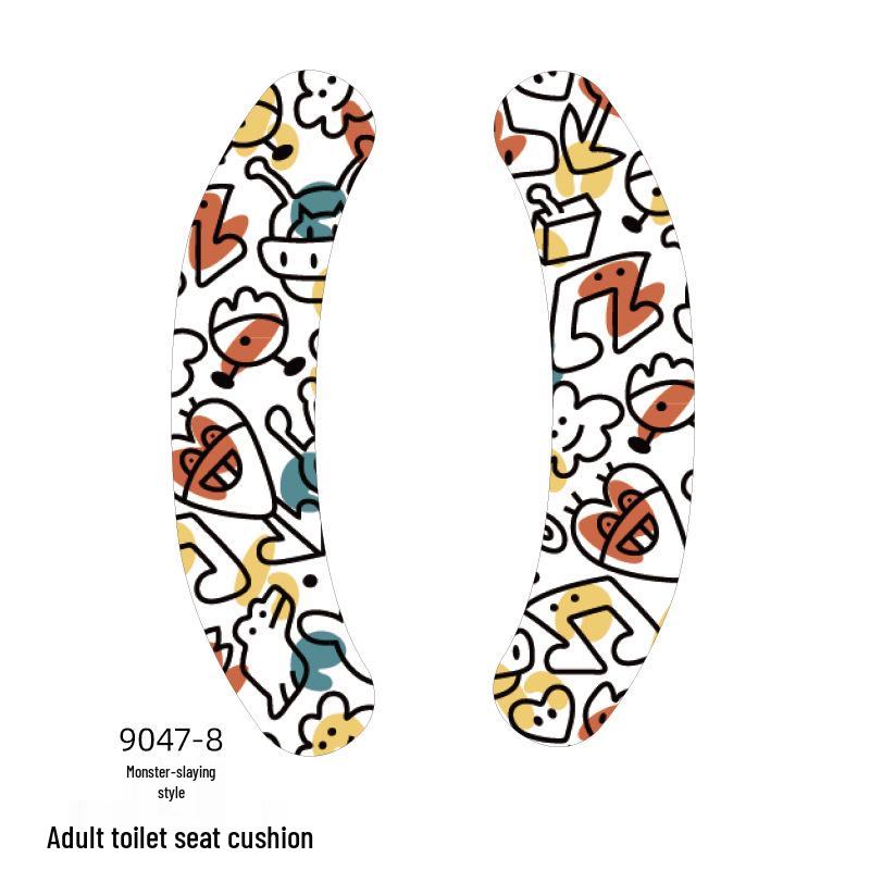 Детская мультяшная самоклеящаяся моющаяся подушка-накладка на сиденье унитаза