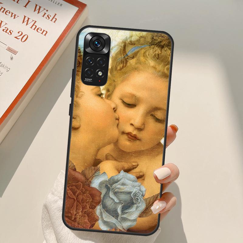 Чехол Renaissance Art Painting для Xiaomi Redmi Note 10 8 9 11 Pro 8T 9S 10S 11S Redmi 10C 9C 9A 9T K50 K40 Gaming