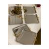 Stainless Steel Square Service And Presentation Tray With 6 Tiny Handles