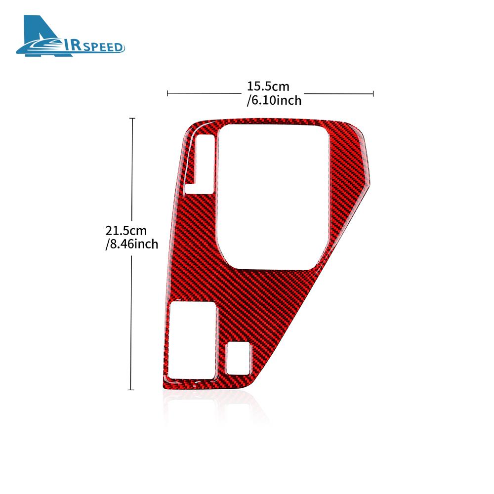 Для USDM Для Subaru Crosstrek Impreza 2025 Наклейка из настоящего мягкого углеродного волокна LHD Панель переключения передач автомобиля Внутренняя отделка Аксессуары