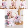 Stuffed Cat Keychain With Pp Cotton Filling For Backpack And Gift