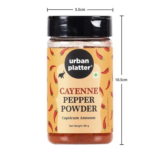 Urban Platter Порошок кайенского перца, 80 г [Острый и дымный перец]