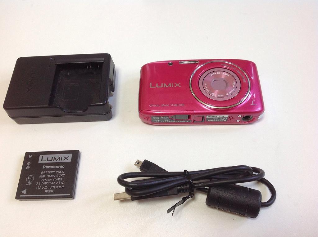 Panasonic Цифровая камера Lumix S2 4x оптический розовый DMC-S2-P