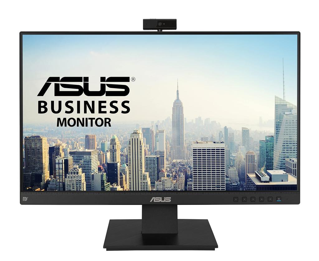 ASUS Business Monitor BE24EQK HD with Array DP Light 23.8 inch/IPS/Full 1920x1080/Equipped camera/Built-in microphone/Frameless/HDMI VGA/Blue