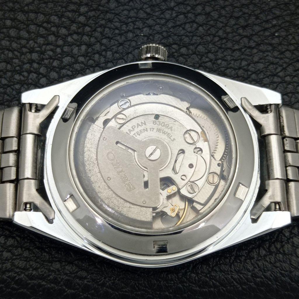 REFURBISHED VINTAGE SEIKO 5 AUTOMATIC 6309A JAPAN MENS YELLOW WATCH A440838-4 Sk-a440838