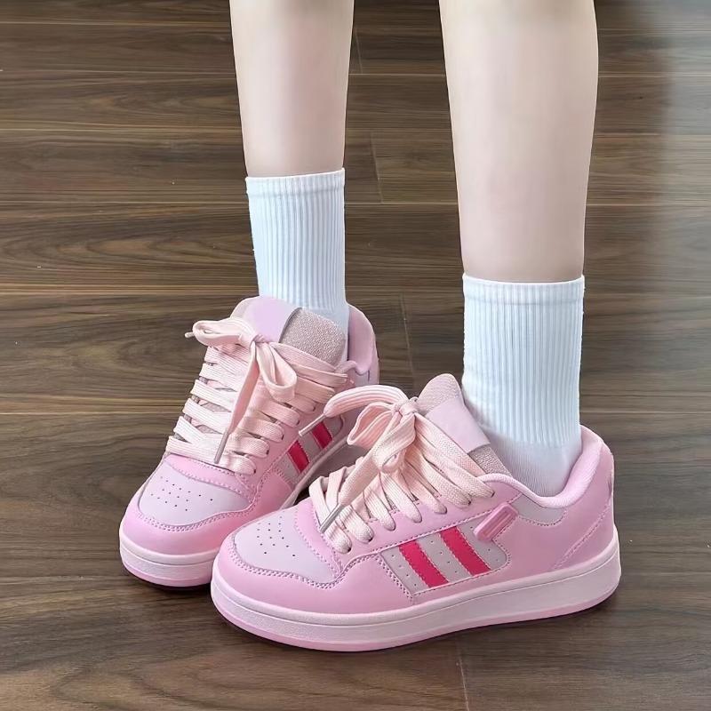 Модные Ретро Женские Кроссовки с Низким Верхом 2024 Осень Новые Простые Универсальные Кеды Однотонные Нескользящие Женские Вулканизированные Кроссовки