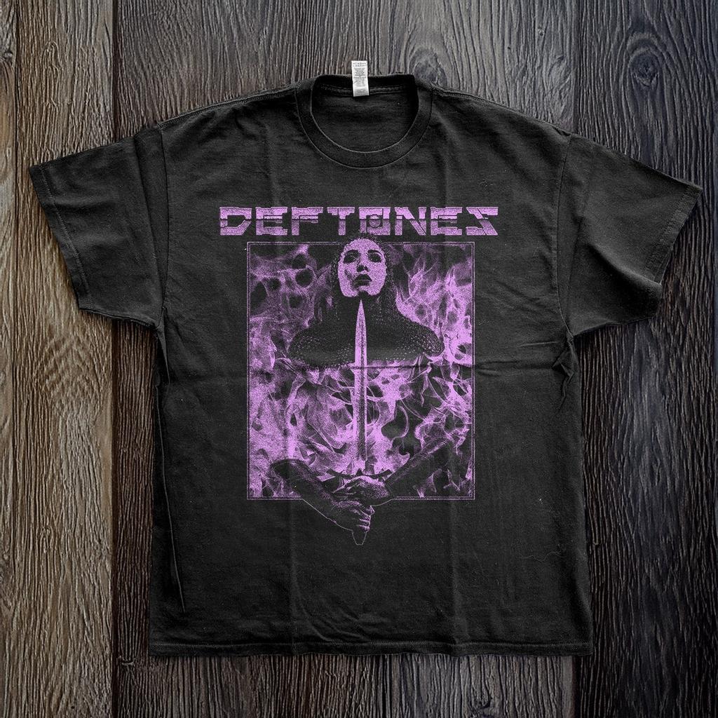 Deftones - Warrior Band Shirt, Unisex Black Cotton Shirt Size S-5XL