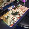 Non-slip RGB Mouse Pad Gamer 900x400 Desk Mat Zero Two Girl Accesorios Gaming Mousepad Kawaii Computer Desk Table Games Office